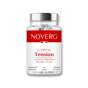 Complexe Tension - Santé Cardiovasculaire & Confort Artériel - Potassium, Magnésium Arginine, Taurine - Vegan